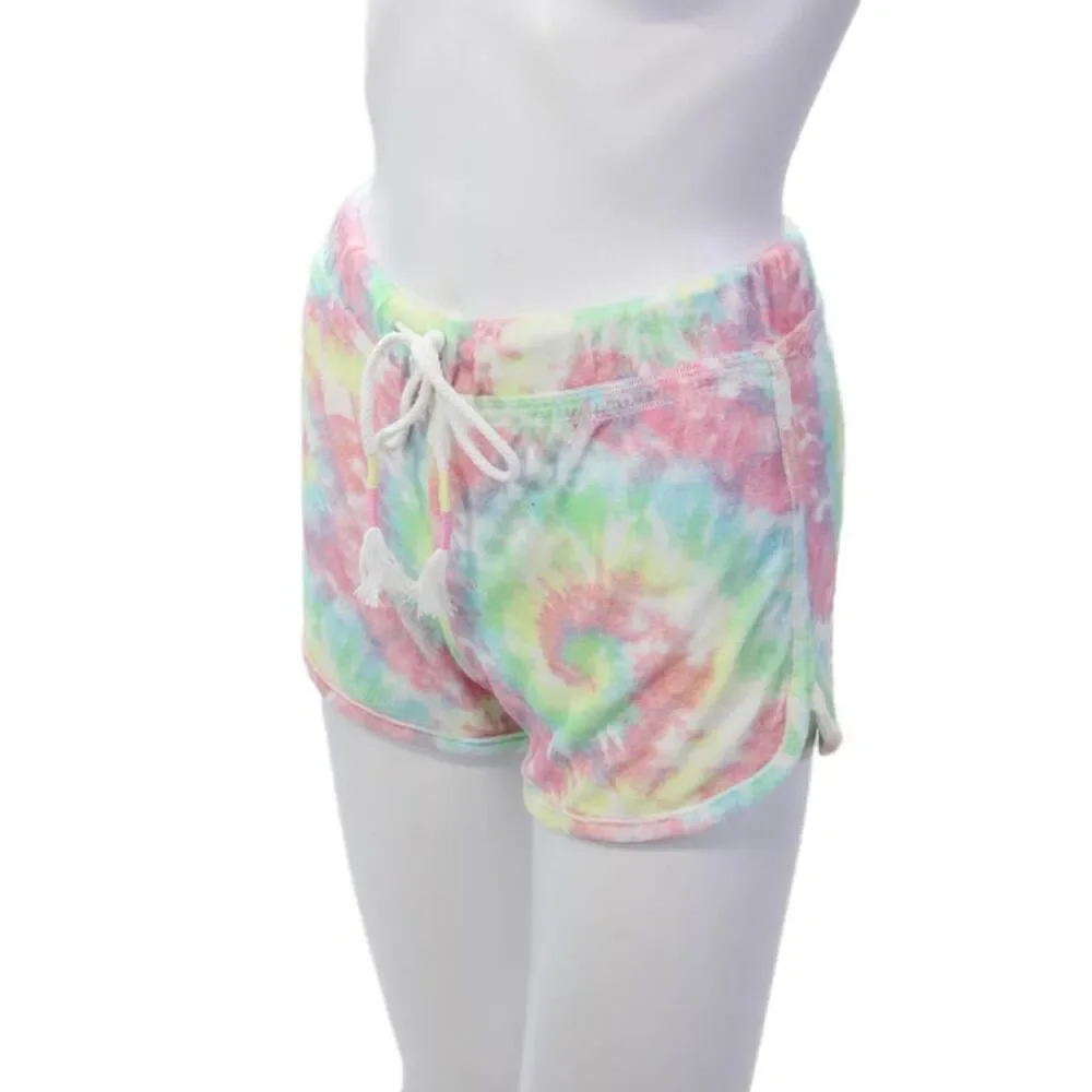 Emerson Road Womens Tie-Dye Sleeveless Scoop Neck Pajama Set Multicolor Size XS